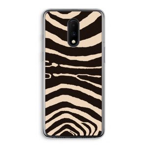 Arizona Zebra: OnePlus 7 Transparant Hoesje