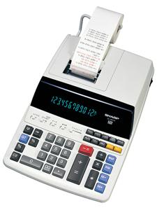 Sharp EL-2607V Bureaurekenmachine Grijs Aantal displayposities: 12 werkt op het lichtnet (l x b x h) 327 x 222 x 78 mm