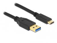Delock 84004 SuperSpeed USB (USB 3.2 Gen 2) kabel Type-A naar USB Type-C 2 m