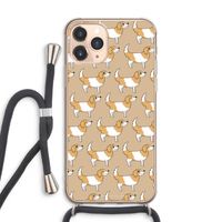 Doggy: iPhone 11 Pro Max Transparant Hoesje met koord