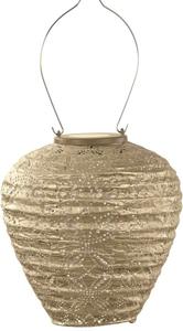 Lumiz solar lampion Mandela 20 cm goud