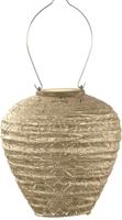 Lumiz solar lampion Mandela 20 cm goud