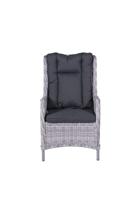 Osborne verstelbare fauteuil cloudy grey H dia. 5mm/reflex black - Garden impressions