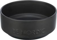 TRIXIE BE NORDIC VOERBAK HOND KERAMIEK / RUBBER ZWART
