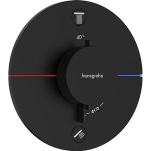 Hansgrohe Showerselect thermostaat inbouw voor 2 functies matzwart 15556670