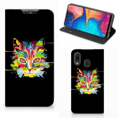Samsung Galaxy A30 Magnet Case Cat Color Samsung Galaxy A30 Magnet Case Cat Color