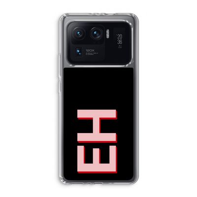 Monogram: Xiaomi Mi 11 Ultra Transparant Hoesje
