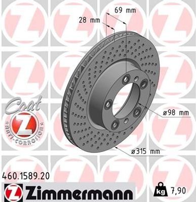 Remschijf Coat Z 460158920