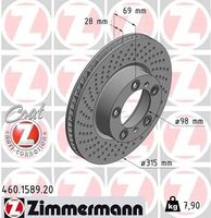 Remschijf Coat Z 460158920
