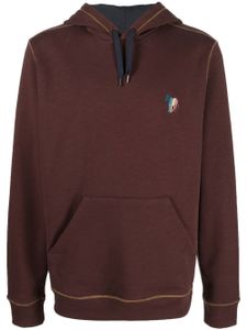 PS Paul Smith hoodie Artist à motif zébré - Marron