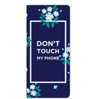 Samsung Galaxy A22 5G Design Case Flowers Blue DTMP