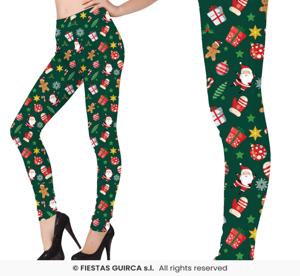 Groene Kerstmis Legging Prints