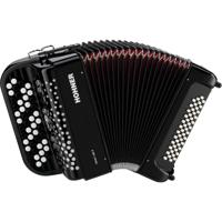 Hohner Nova I 49F Zwart, C-Griff accordeon