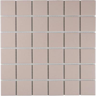 The Mosaic Factory Amsterdam Mozaiek Tegel Vierkant - Royal Peach Matt