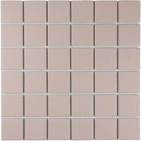 The Mosaic Factory Amsterdam Mozaiek Tegel Vierkant - Royal Peach Matt