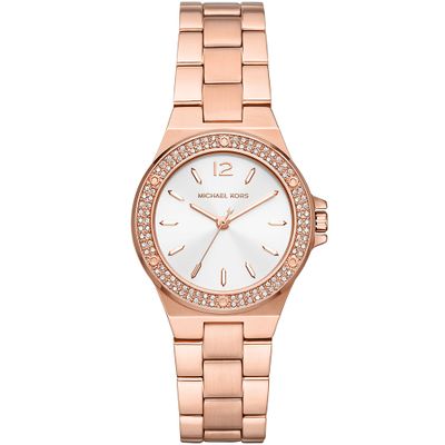 Michael Kors MK7279 Horloge Lennox staal rosekleurig-wit 33 mm