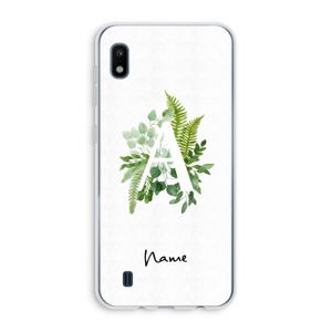 Green Brush: Samsung Galaxy A10 Transparant Hoesje