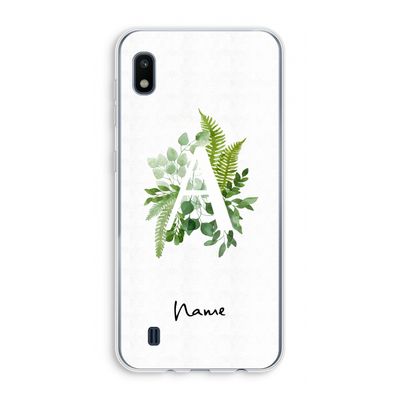 Green Brush: Samsung Galaxy A10 Transparant Hoesje