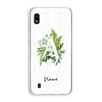 Green Brush: Samsung Galaxy A10 Transparant Hoesje