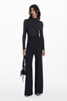 Hybride gecombineerde jumpsuit - BLACK - XS