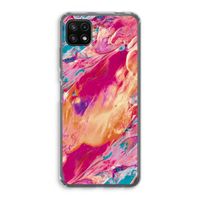 Pastel Echoes: Samsung Galaxy A22 5G Transparant Hoesje