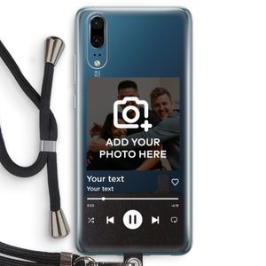 Music Player: Huawei P20 Transparant Hoesje met koord