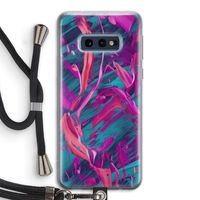 Pink Clouds: Samsung Galaxy S10e Transparant Hoesje met koord