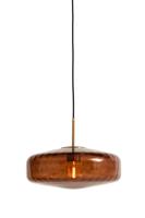 Light & Living HanglampPleat goud met bruin Ø 30cm - 2971964