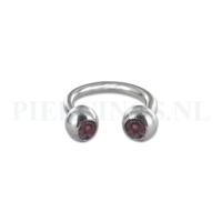 Circulair barbell 1.2 mm paars 6 mm Circulair barbell 1.2 mm paars 6 mm
