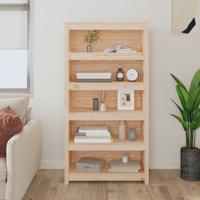Boekenkast 80x35x154 cm massief grenenhout