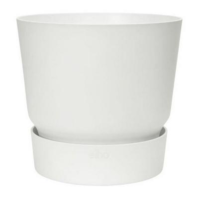 Bloempot Elho Greenville Rond Wit Plastic (Ø 29,5 x 27,8 cm)