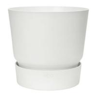 Bloempot Elho Greenville Rond Wit Plastic (Ø 29,5 x 27,8 cm)