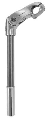 Pro Max stuurpen verstelbaar 300mm 22.2/25.4 + adapter zilver