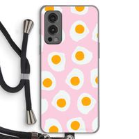 Dancing eggs: OnePlus Nord 2 5G Transparant Hoesje met koord
