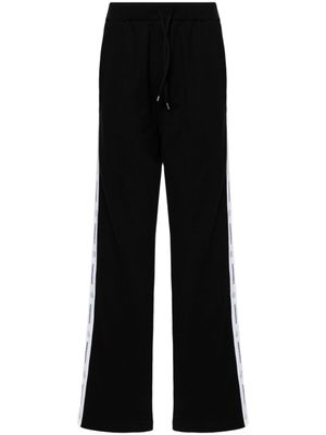 DSQUARED2 short de sport Burbs à bandes logo - Noir