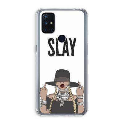 Slay All Day: OnePlus Nord N10 5G Transparant Hoesje