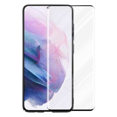 Shop4 - Samsung Galaxy S21 Plus Glazen Screenprotector - Edge-To-Edge Gehard Glas Transparant
