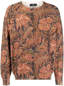ETRO sweat à imprimé végétal - Rouge