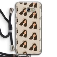 Bonjour mon amour: Samsung Galaxy A5 (2017) Transparant Hoesje met koord