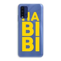 Habibi Blue: Xiaomi Redmi 9T Transparant Hoesje