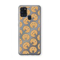Croissant: Samsung Galaxy A21s Transparant Hoesje