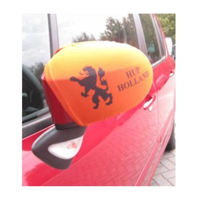 Oranje autospiegel hoesjes - 2x - voetbal - Nederland elftal - supporter artikelen