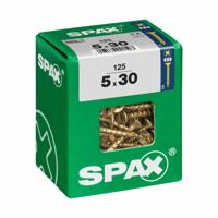 Schroefdoos SPAX Houten schroef Platte kop (5 x 30 mm) (5,0 x 30 mm)
