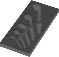 Wera 9832 schuimrubberen inzetstuk voor 6004 joker set 1, zonder gereedschap, 172 x 30 x 392 mm - 05137332001