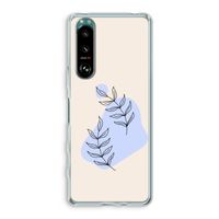 Leaf me if you can: Sony Xperia 5 III Transparant Hoesje