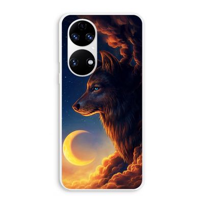 Night Guardian: Huawei P50 Transparant Hoesje