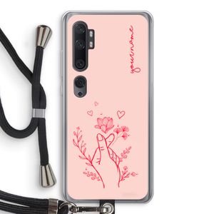 Giving Flowers: Xiaomi Mi Note 10 Pro Transparant Hoesje met koord