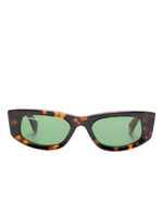 Off-White Eyewear lunettes de soleil Matera à monture rectangulaire - Marron - thumbnail