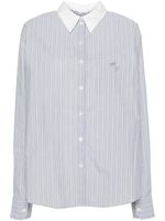 Acne Studios chemise à col contrastant - Bleu - thumbnail