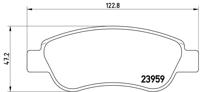 Remmenset, remschijf BREMBO, Remschijftype: Binnen geventileerd, Inbouwplaats: Vooras, u.a. für Citroën, Peugeot, Toyota - thumbnail